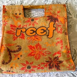 REEF Retro Jute Beach Bag/Tote